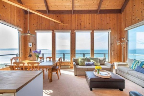 Breaking Waves! On the Bluff! AMAZING VIEWS!! BBQ! Fast WiFi! Walk to Beach!!!, Dillon Beach